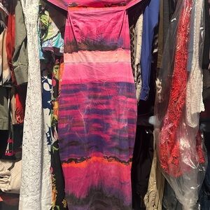 Karen Millen Pink and Purple Dress